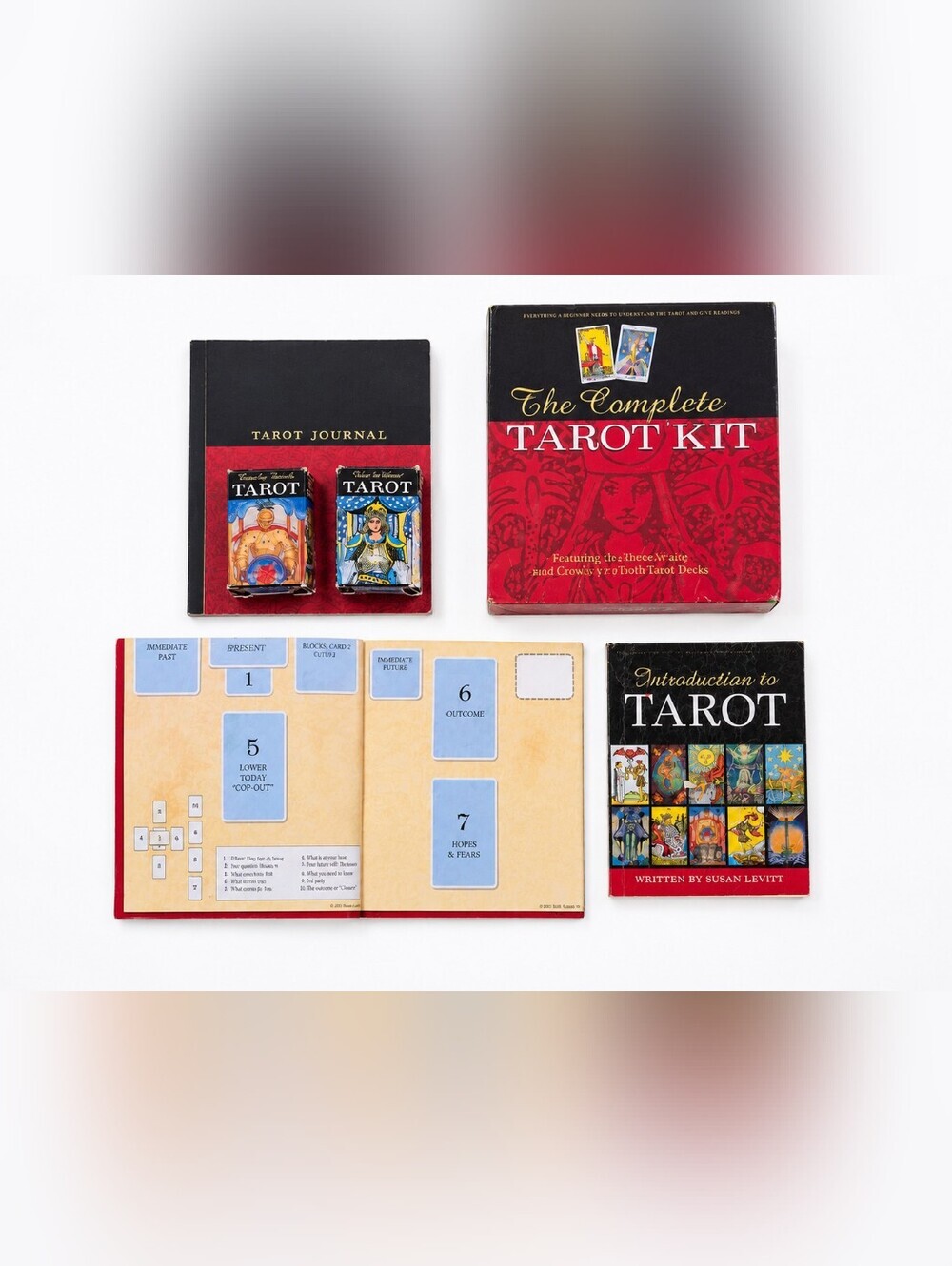 The Complete Tarot Kit Susan Levitt 2003 Tarot Set Books Cards Journal Fair Cond